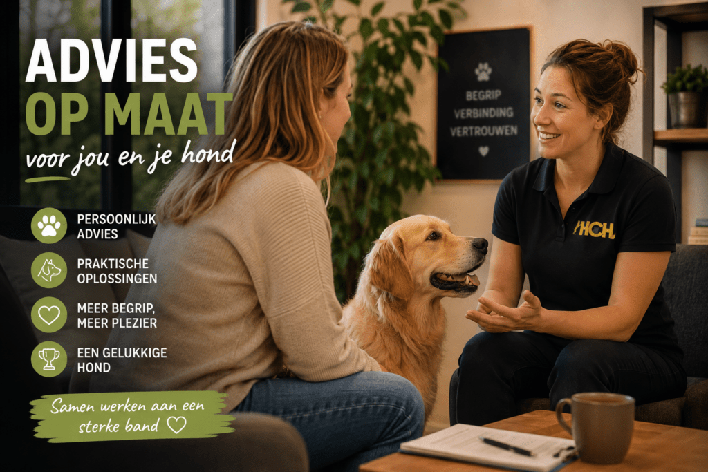 Advies op maat voor jou en je hond.